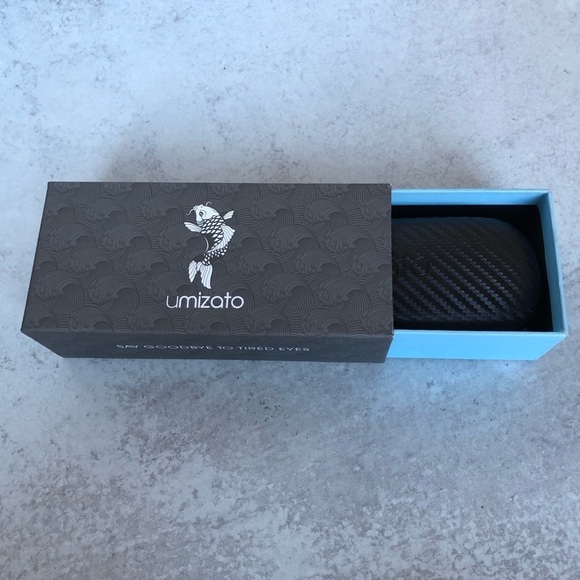 Umizato Kono Blue Light Glasses Jet Black - Picture 4 of 5